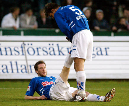 Mikael Nilsson, Halmstad. Skada, stretch