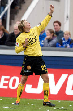 Andreas Drugge jublar