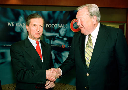 Kontraktskrivning UEFA Intertoto Cup, Friedrich Stickler,