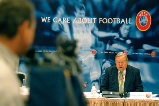 Lennart Johansson, Ordförande UEFA