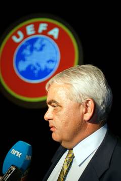Fotboll, UEFA, NORRMAN som ej blev invald