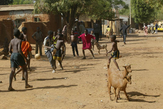 Afrikanska mästerskapen i fotboll i Mali. På Malis gator