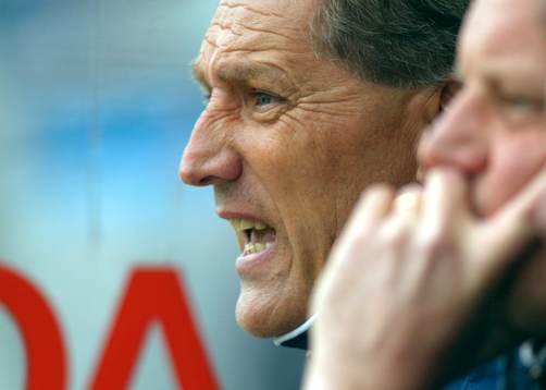 Fotboll, Allsvenskan,  Sören Cratz, tränare Helsingborg