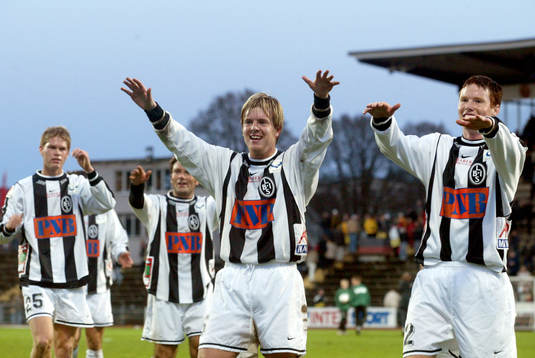 Jesper Ljung och Alexander Farnerud, Landskrona, jublar
