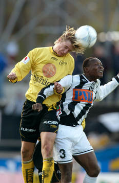 Andreas Drugge, Elfsborg och Afo Dodoo, Landskrona. Nick,