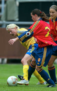 Josephine Öqvist, Sverige mot Julia Olmos, spanien