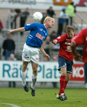 Lagkaptenen i Halmstad, Petter Hansson, som räddade en
