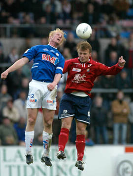 Petter Hansson, Halmstad och Markus Johannesson, Örgryte i