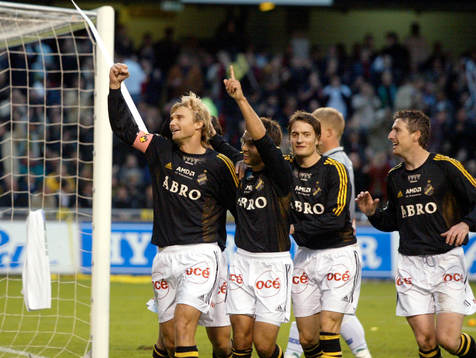 Andreas Andersson, AIK gjorde 1-0 på straff
