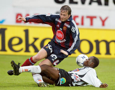 Afo Dodoo, Landskrona stoppar Stefan Bärlin, Djurgården