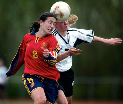 dam EM, F19, Spanien - Tyskland, Saray Garcia Garcia,