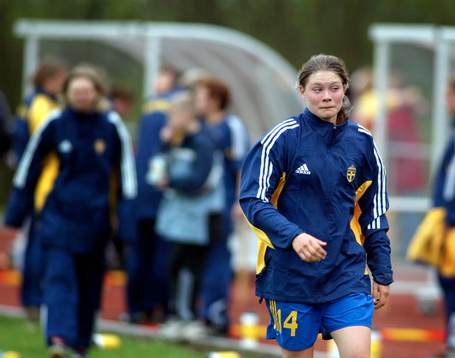 dam EM, F19, Sverige - Frankrike, Anna Mörstam, Sverige,