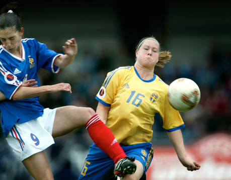 dam EM, Sverige - Frankrike, Ophélie Meilleroux, Frankrike