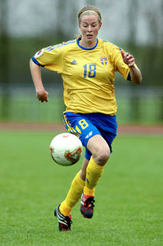 Dam EM, F19, Lotta Schelin, Sverige