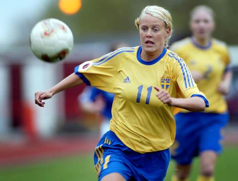 dam EM, Sverige - Frankrike, Josefine Öqvist, Sverige