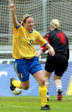 Victoria Svensson jubel