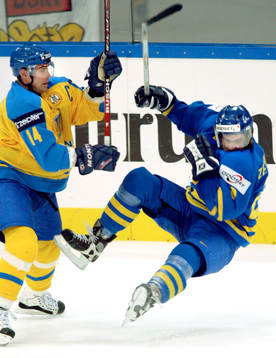 Henrik Zetterberg och Valeriy Shyryaev