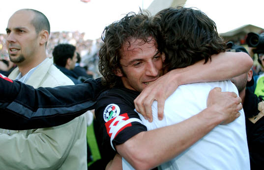 Jubel, glädje, Allesandro Del Piero, Juventus