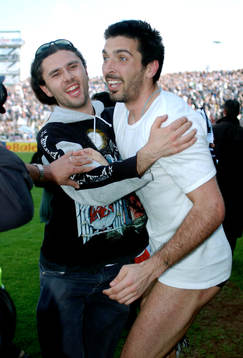 Jubel, glädje, Buffon, Juventus