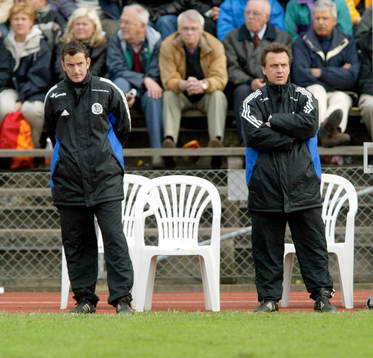 Fotboll, Allsvenskan, Per Joar Hansen och Patrick Walker,