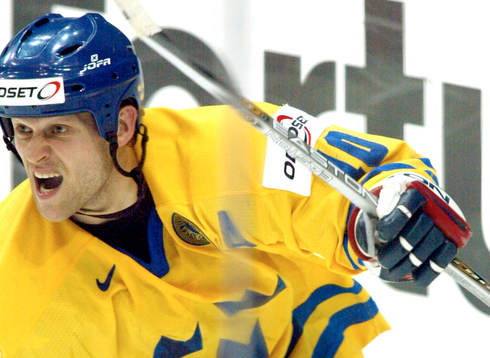 Andreas Johansson, Sverige, jublar (jubel)