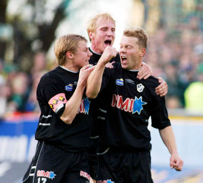 Patrik Ingelsten, Petter Hansson och Robert Andersson,