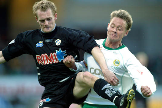 Emil Jensen, Halmstad och Peter Markstedt, Hammarby