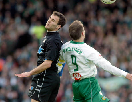 Sharbel Touma, Halmstad och Mikael Hellström, Hammarby