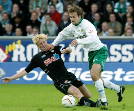 Petter Hansson, Halmstad och Max Von Schelbrugge, Hammarby