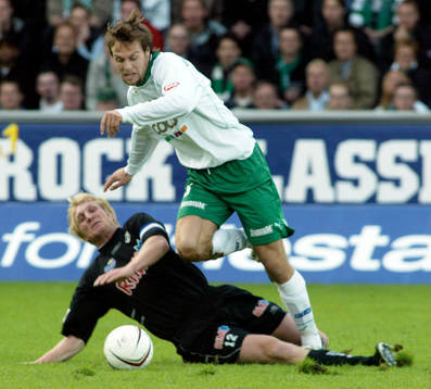 Petter Hansson, Halmstad och Max Von Schelbrugge, Hammarby
