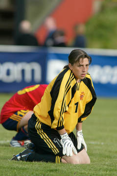 Maria José Gomez, målvakt Spanien