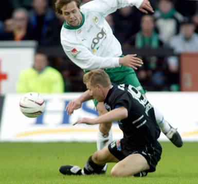 Robert Andersson, Halmstad och Max Von Schlebrugge, Hammarby