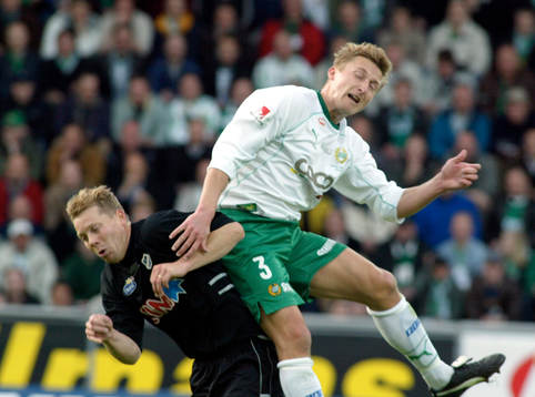 Robert Andersson, Halmstad och Peter Markstedt, Hammarby