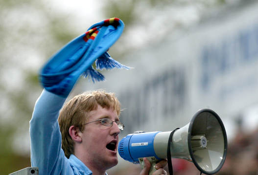 Supporter, megafon