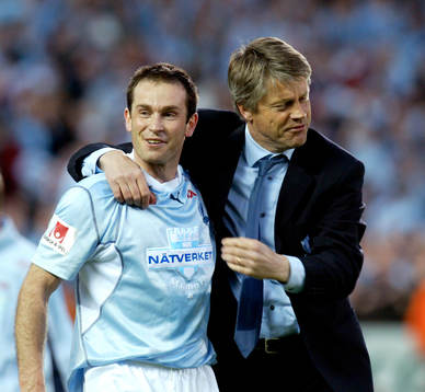 Hans Mattisson coh Hasse Borg, Malmö FF