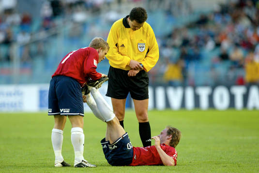 Domare, Martin Ingvarsson. Martin Ulander och David Marek,