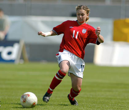 EM, F19, Tyskland - England: Michelle Hickmott, England