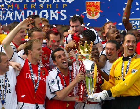 Fotboll, Engelsk , Premier League, Arsenal, Lagbild, Jubel,