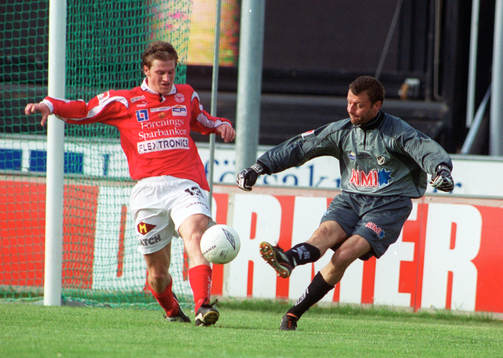 Daniel Mobaeck, Kalmar och Conny Johansson, Halmstad