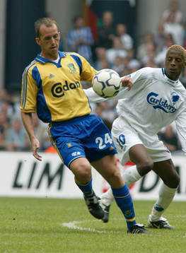 Thomas Lindrup, Bröndby och Sibusiso Zuma, Köpenhamn
