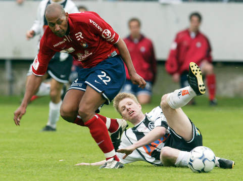 Henrik Nilsson, Landskrona stoppar Jeffrey Aubynn, Örgryte