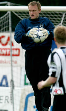 Fotboll Allsvenskan, Mats Svensson, målvakt, Landskrona