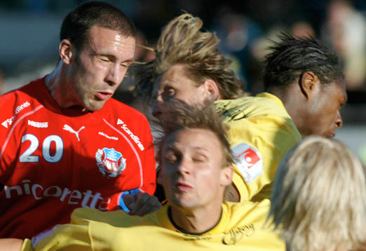 Rade Prica, Helsingborg i en duell med fyra Elfsborgsspelare