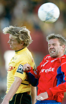 Hans Eklund, Helsingborg i en nickduell med Andreas Drugge,