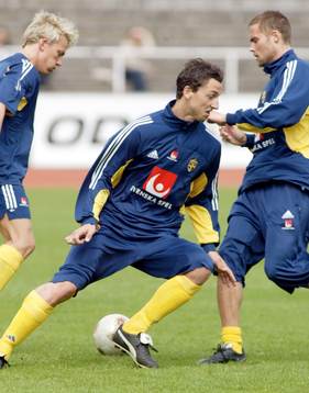 Zlatan Ibrahimovic, Erik Edman och Olof Mellberg