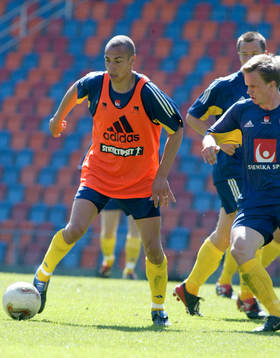 Henrik Larsson och Tobias Linderoth