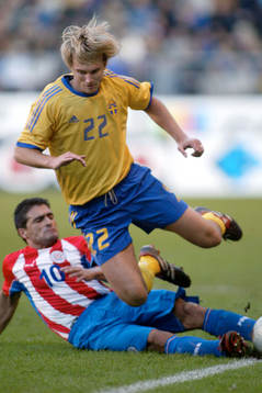 Andreas Andersson, Sverige och Roberto Acuna, Paraguay