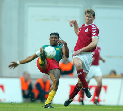Rigobert Song, Kamerun och Jon Dahl Tomasson, Danmark