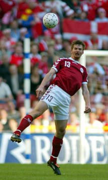 Fotboll, landskamp, Steven Lustü ( Lustu ), Danmark