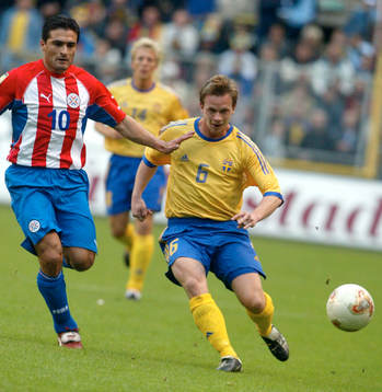 Tobias Linderoth, Sverige och Roberto Acuna, Paraguay